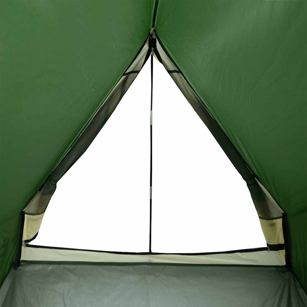 Campingzelt Keilzelt 2 Personen Grün Wasserdicht ultraleicht 210x150x120cm