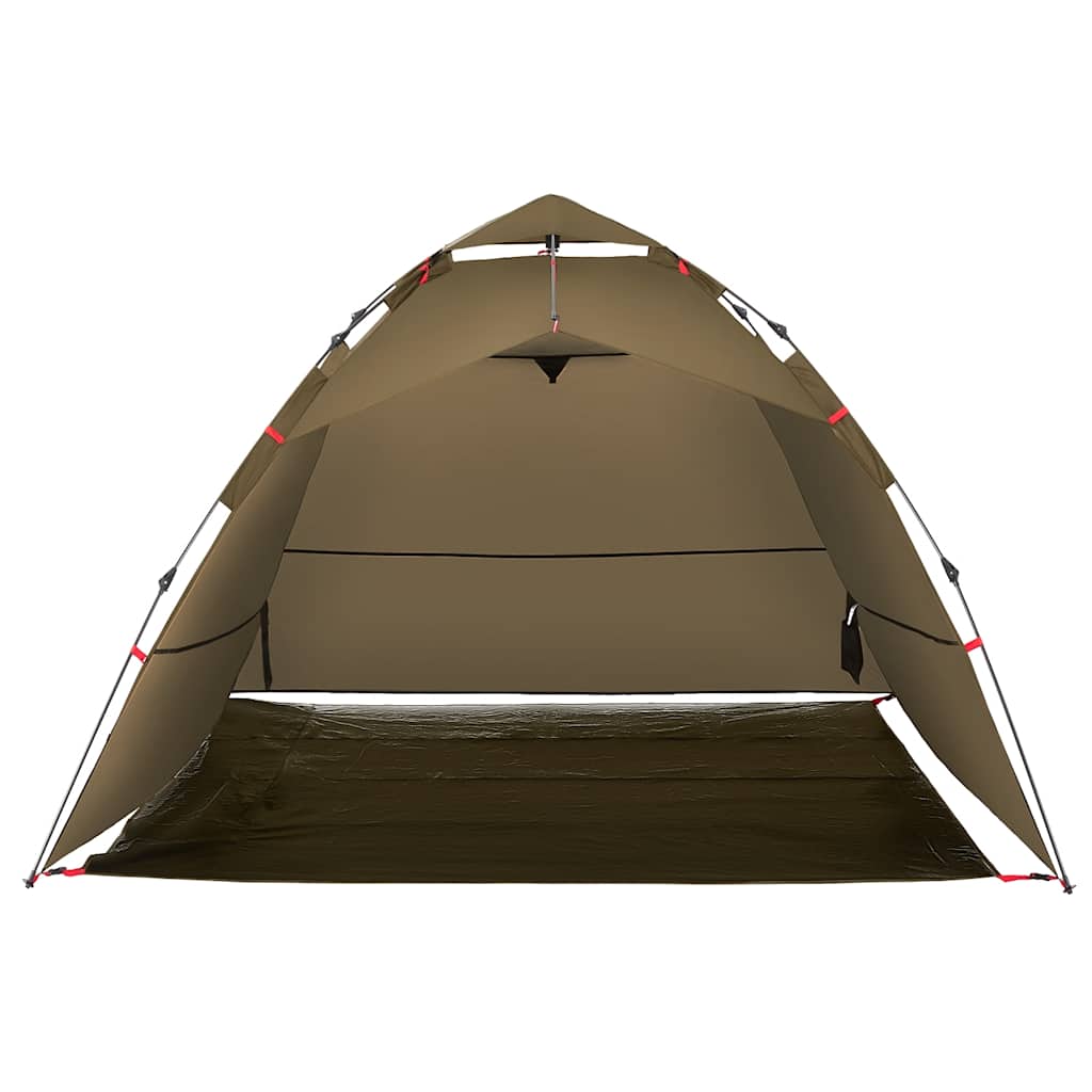 Angelzelt 4 Personen Olivgrün Quick Release Wasserdicht Camping Anglerzelt