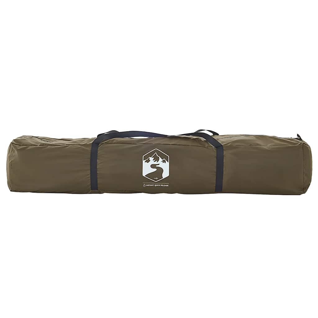 Angelzelt 4 Personen Olivgrün Quick Release Wasserdicht Camping Anglerzelt