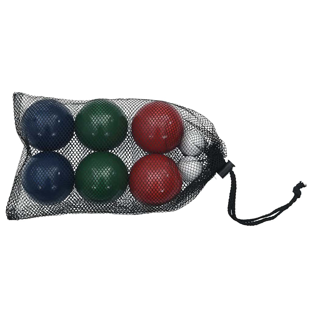 Boccia-Spielset 8-tlg. mit Tragetasche Holzkugeln Wurfspiel Boule