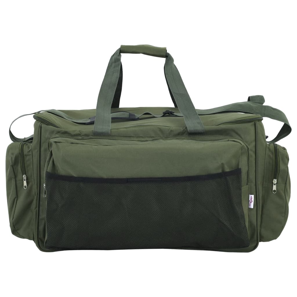Angeltasche wasserdicht isoliert olivgrün 57x35x34 cm Anglertasche Fischertasche