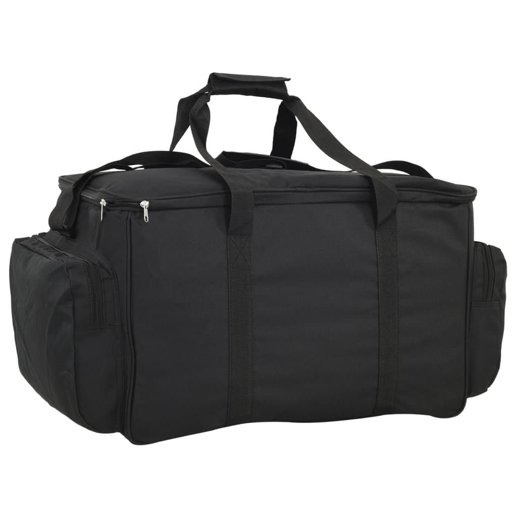 Angeltasche wasserdicht isoliert schwarz 57x35x34 cm Anglertasche Fischertasche