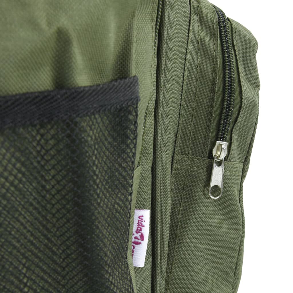 Angeltasche wasserdicht isoliert olivgrün 70x35x35 cm Anglertasche Fischertasche