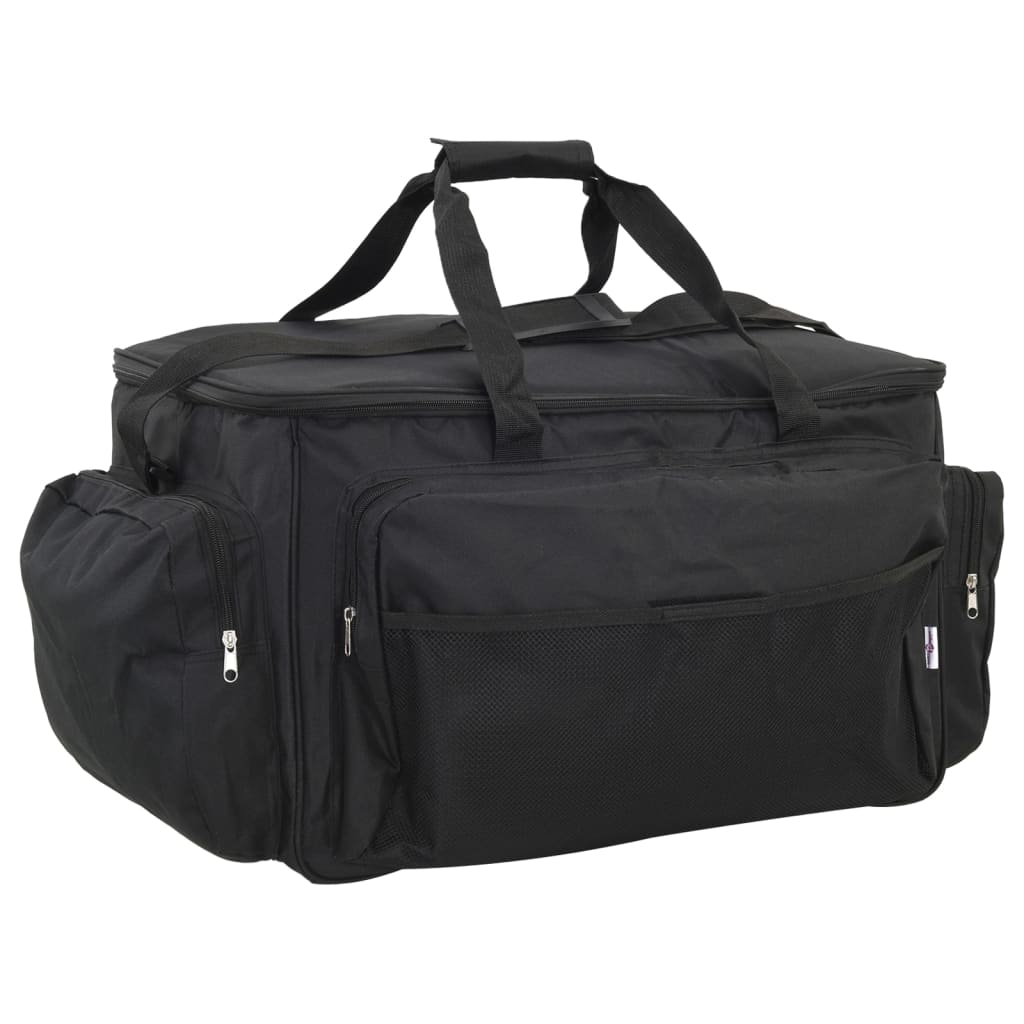 Angeltasche wasserdicht isoliert schwarz 84x35x35 cm Anglertasche Fischertasche