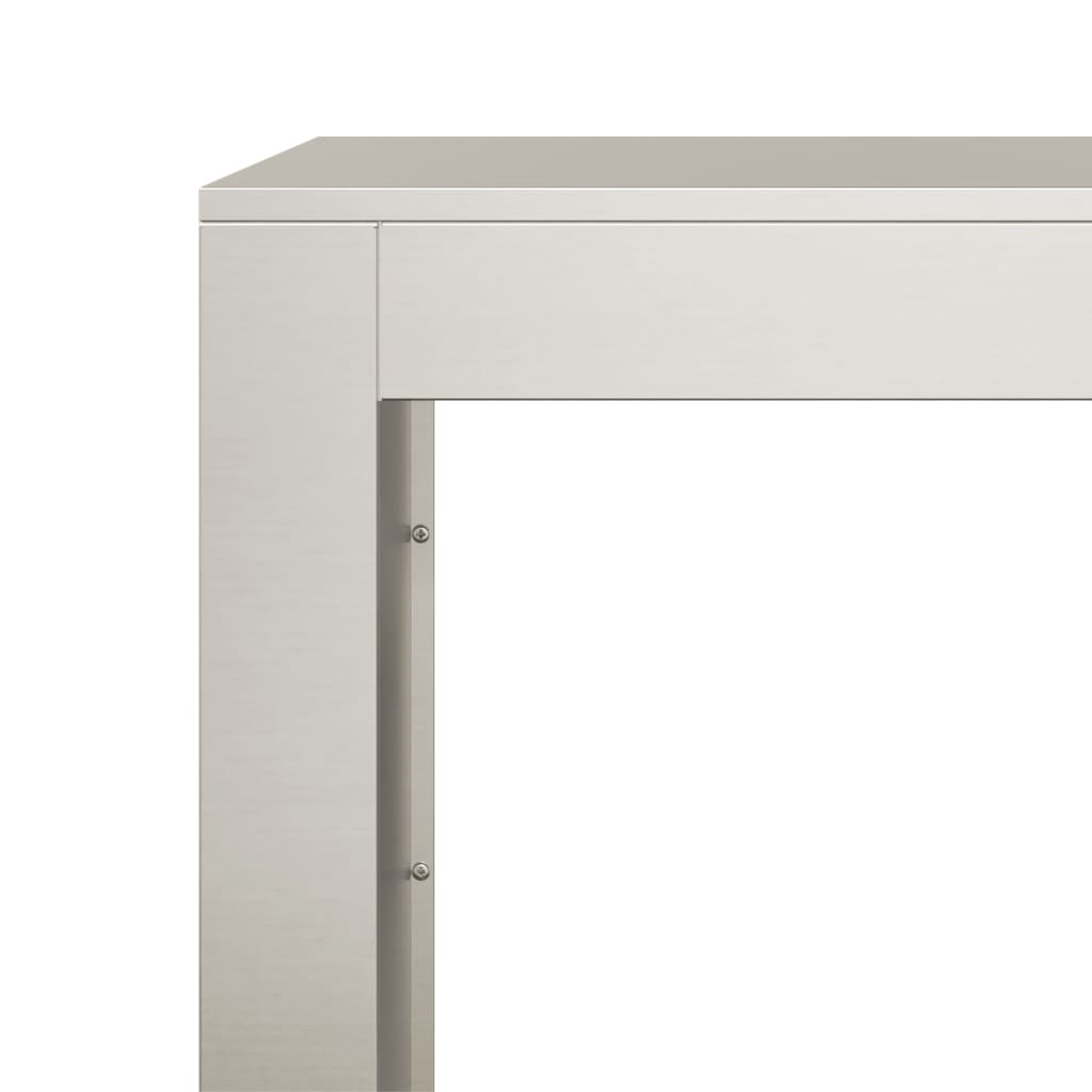 Brennholzregal 100x40x100 cm Cortenstahl rostig Holzlager