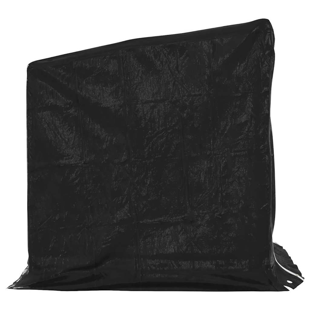 Brennholzregal mit Regenschutz 100x100x111 cm Holzlager Feuerholzständer