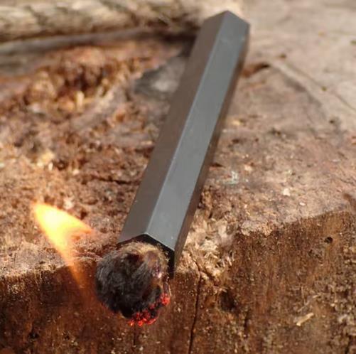 Zündseil Metallhülse Anzündseil Fire Rope Feuerseil Lunte Bushcraft Campen Outdoor