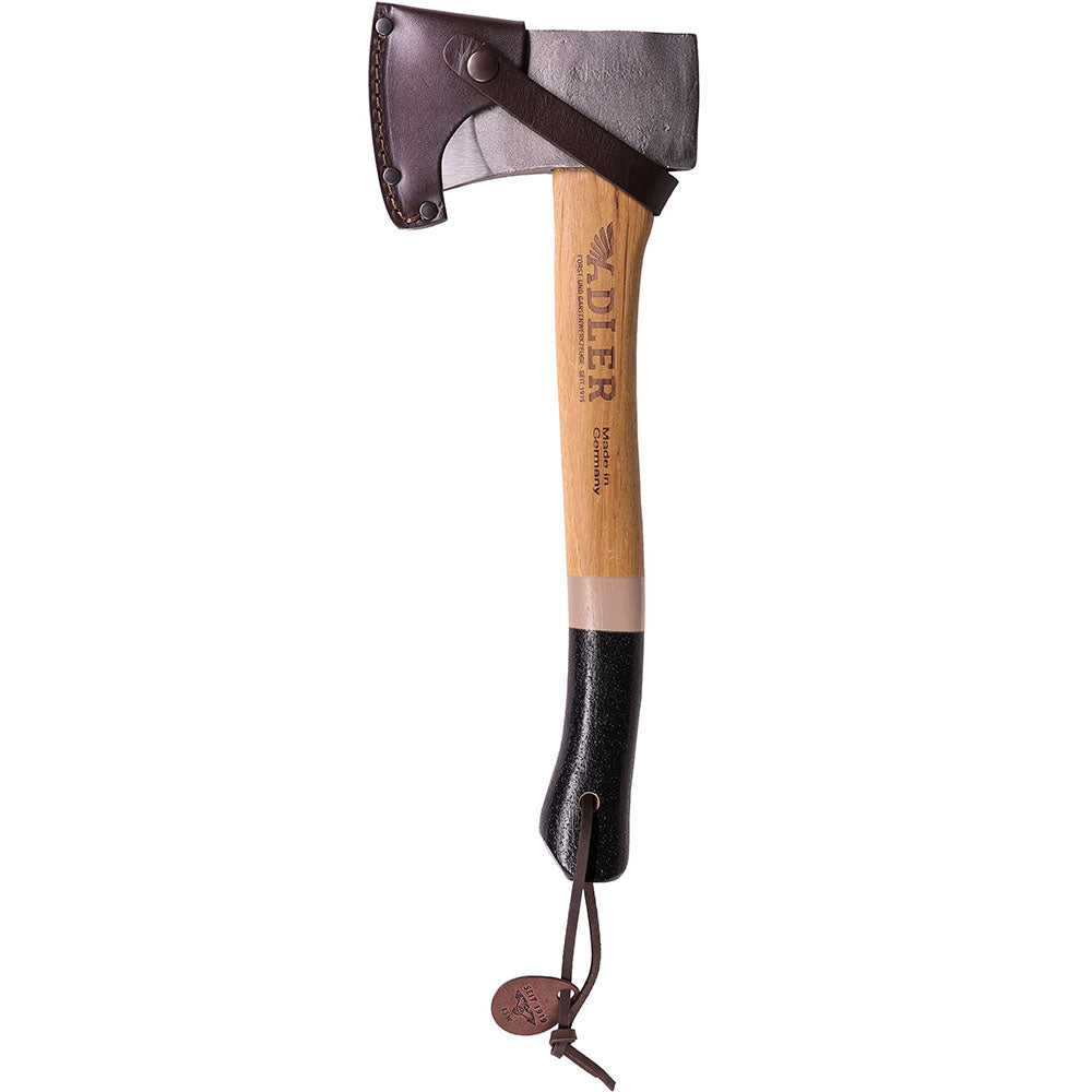 Yankeebeil 1000g Beil geschmiedet hochwertig Lederschutz Garten Camping Bushcraft