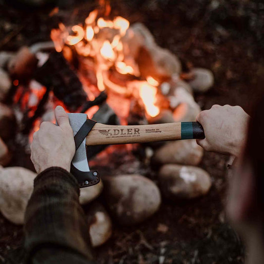 Beil Geschenkset Yankeebeil geschmiedet hochwertig Zubehör Geschenkebox
