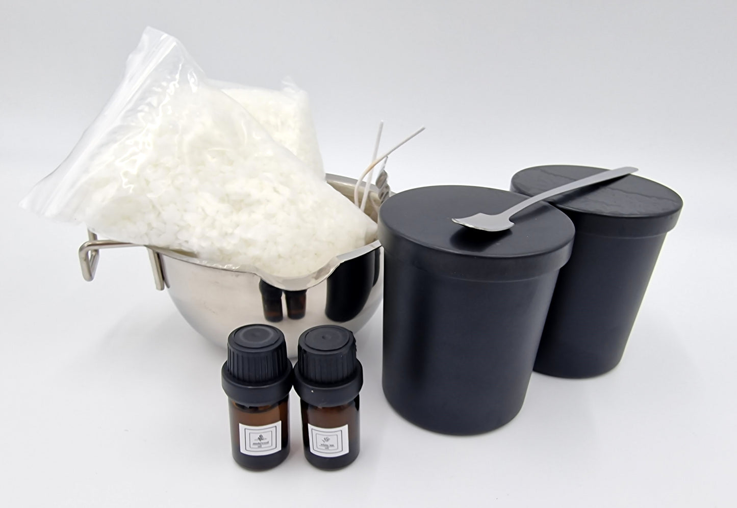 Kerzenherstellungsset DIY Candle Making Kit Sandelholz Weißer Tee Kerzenset