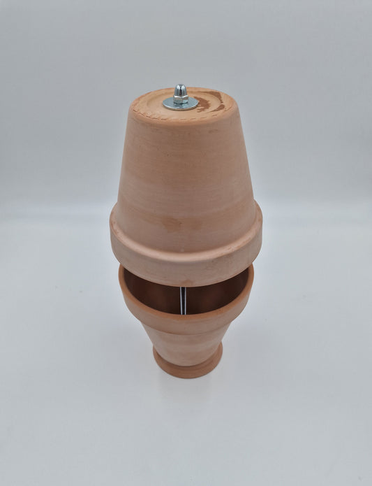 Teelichtofen Tischkamin Tischofen doppelwandig Tischdeko DIY 4 Kerzen sandfarben