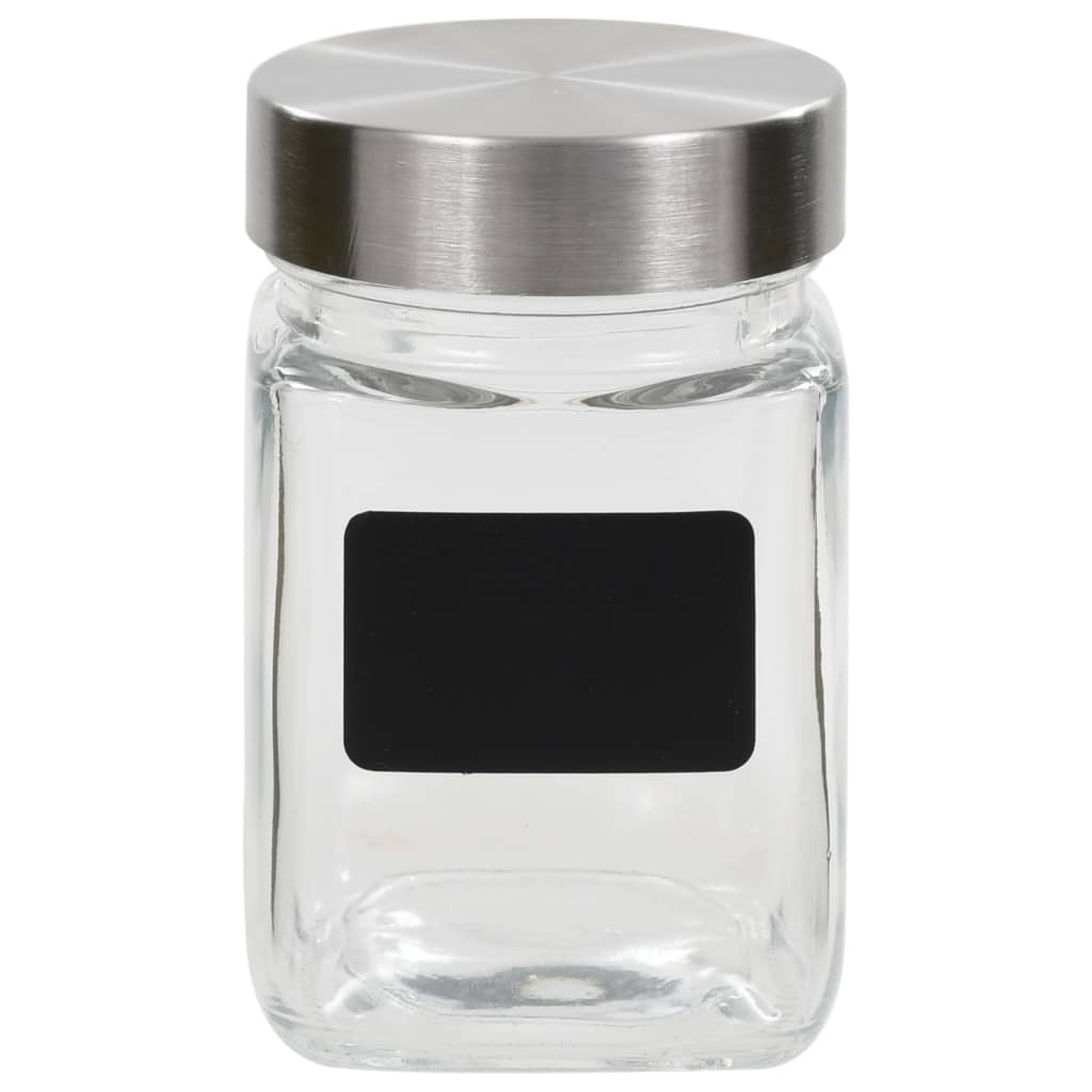 Vorratsgläser mit Aufkleber 24 Stk. 300 ml Drehverschluss Marmeladenglas Einmachglas
