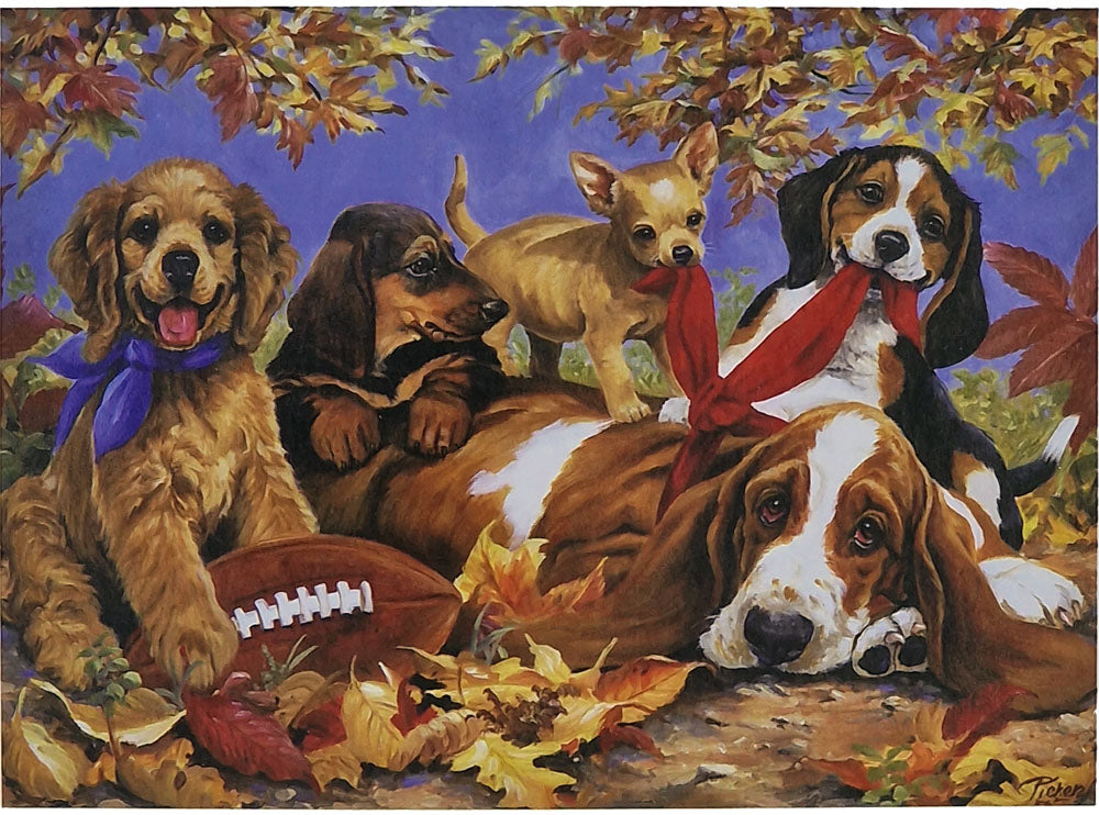 Puzzle 1000 Teile Cute Dogs 69x51 cm Hunde Welpen Gehirntraining Jigsaw Tiere