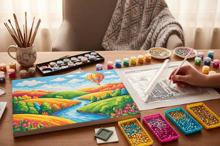 Diamond Painting Malen nach Zahlen Kreatives DiY Freude und Entspannung vom Alltag für klein und groß