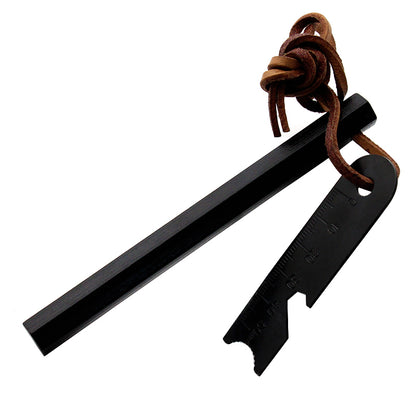 Hexagonaler Feuerstahl Firesteel 12,7cm Schaber – Bushcraft Camping Survival Outdoor