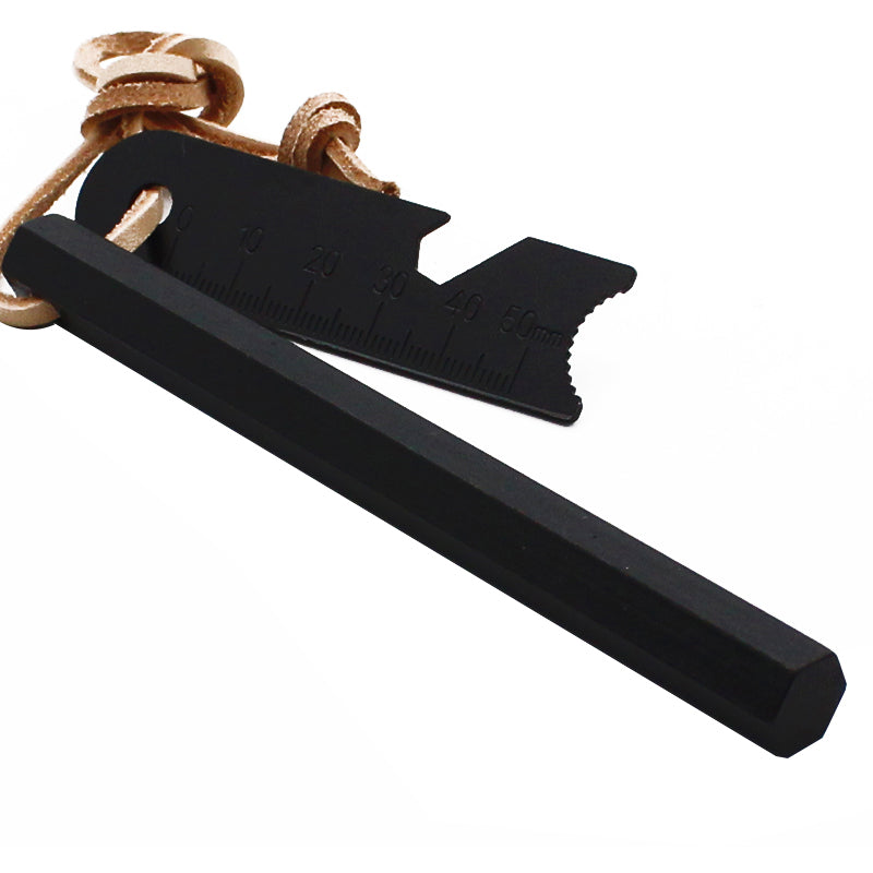Hexagonaler Feuerstahl Firesteel 12,7cm Schaber – Bushcraft Camping Survival Outdoor