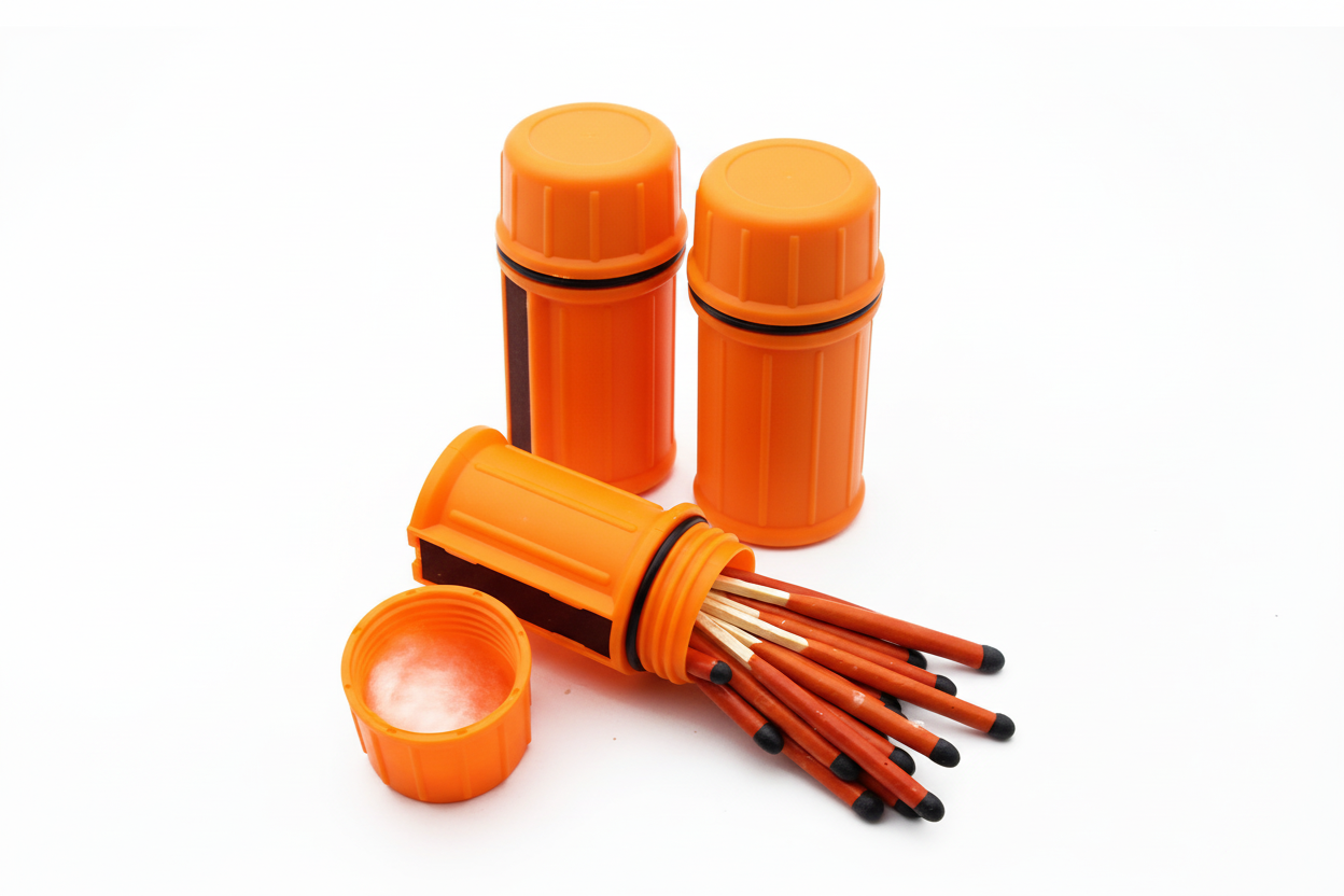 Wasserfeste Sturmstreichhölzer 3er Set – Bushcraft Camping Survival Outdoor Notfall