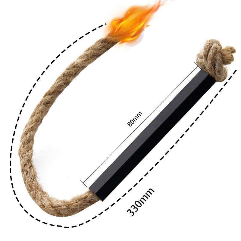 Zündseil Metallhülse Anzündseil Fire Rope Feuerseil Lunte Bushcraft Campen Outdoor