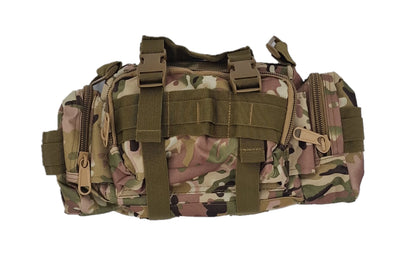 Army-style backpack, 45 liters, camouflage, German Army, water-repellent, desert camouflage, beige 