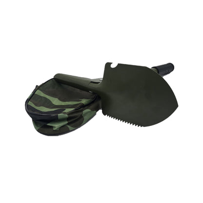 Klappspaten Survival Outdoor Bushcraft Camping mit Kompass & Tasche Pionier