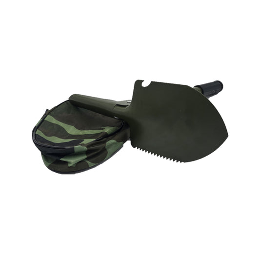 Klappspaten Survival Outdoor Bushcraft Camping mit Kompass & Tasche Pionier