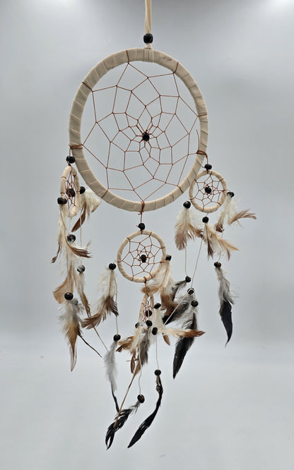 Dreamcatcher Bali 50x17x0.5cm Dreamcatcher dark brown brown beige round large