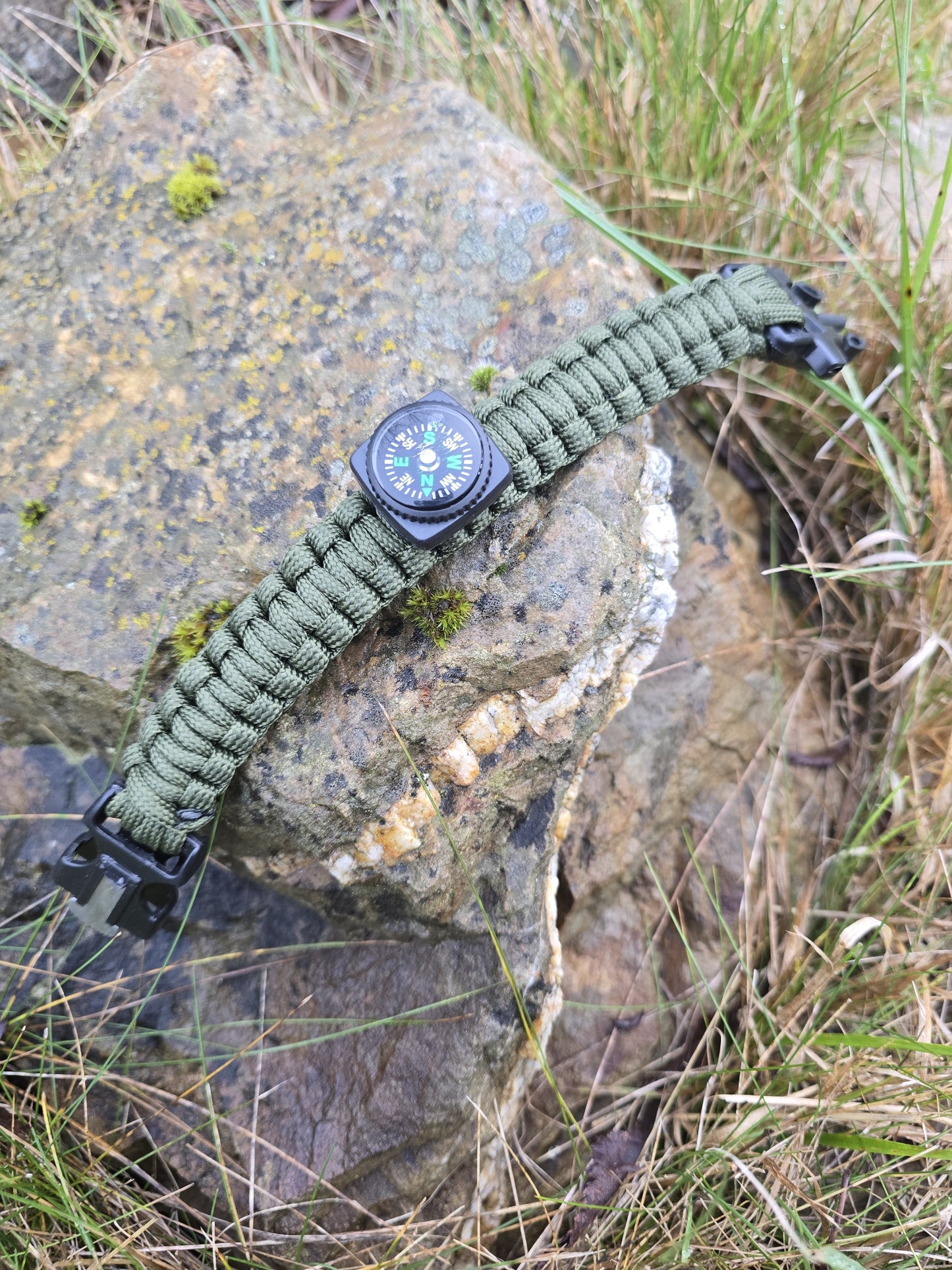 Fire starter set, fire steel 7 cm magnesium, survival, outdoor, bushcraft, camping, 4-piece.