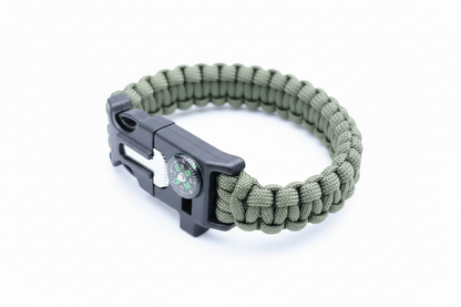 Fire starter set, fire steel 7 cm magnesium, survival, outdoor, bushcraft, camping, 4-piece.