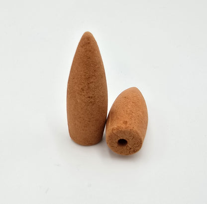 25 x Rückfluss-Räucherkegel Sandelholz aromatische Räucherkerzen Backflow