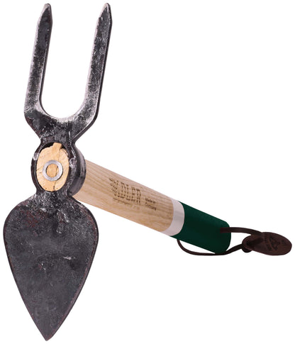 Garden hoe 450 mm "Daisy S" 2-tine double hoe forged sturdy high quality