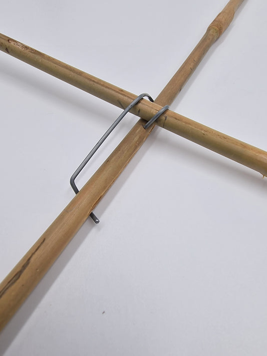 100 Stk Tonkinklammern Stangenverbinder Bambusklammer Gerüstklammer ø 8 -10 mm