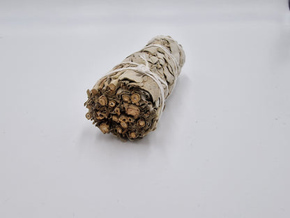 White Sage Incense 10 cm Bundle Smudge Stick Meditation Yoga Indian Sage