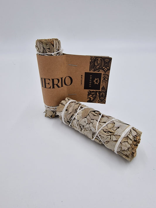 Räucherwerk Weißer Salbei 10 cm Bündel Smudge Stick Meditation Yoga Indianersalbei