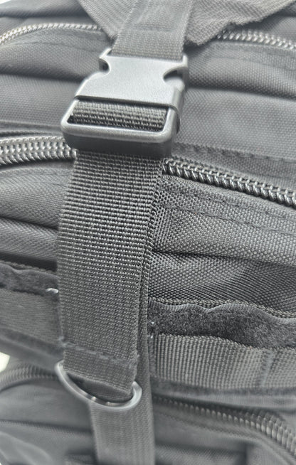 Army-style backpack, 20 liters, camouflage, German Army style, water-repellent, olive green camouflage pattern