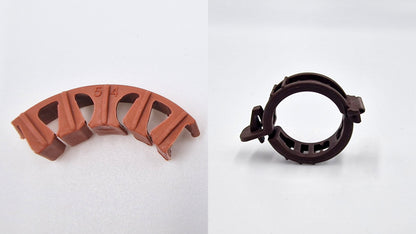 Set of 50 plant clips + 100 vine supports for tomatoes, peppers, cucumbers, climbing aid