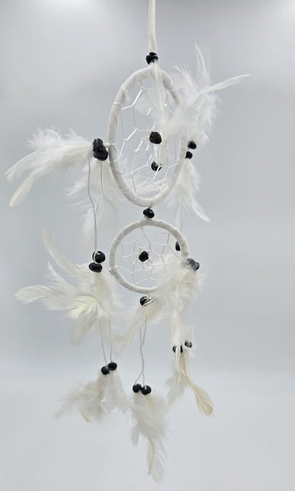 Dreamcatcher Bali 35x11x1cm, round, red, white, black, medium