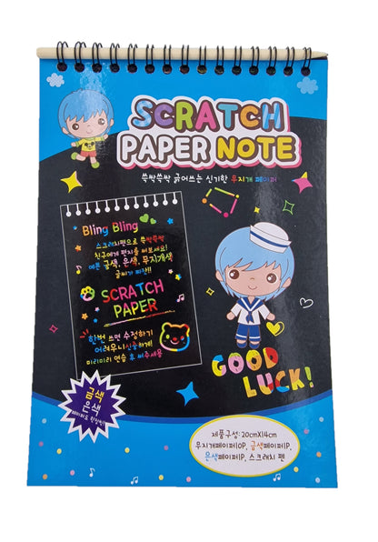 Kratzbild Block magic bunt Kratzpapier ohne Vorgabe 10 Blatt 14 x 20 cm