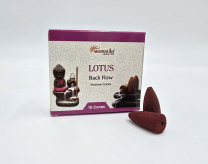 10 x Backflow Incense Cones Lotus Aromatic Incense Cones Backflow