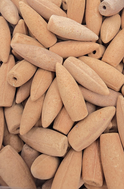 25 x Rückfluss-Räucherkegel Sandelholz aromatische Räucherkerzen Backflow