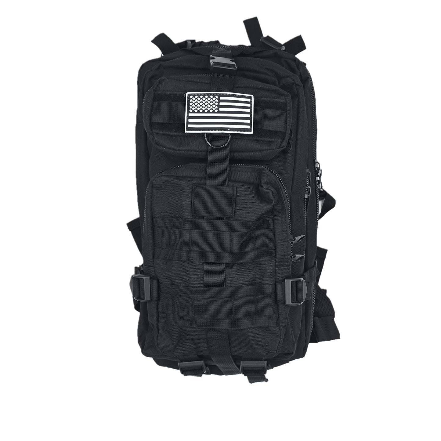 Army-style backpack, 20 liters, camouflage, German Army style, water-repellent, olive green camouflage pattern