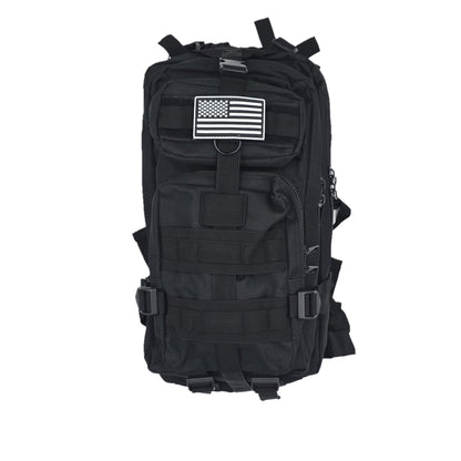 Army-style backpack, 20 liters, camouflage, German Army style, water-repellent, olive green camouflage pattern