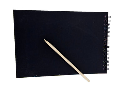 Kratzbild Block magic bunt Kratzpapier ohne Vorgabe 10 Blatt 14 x 20 cm