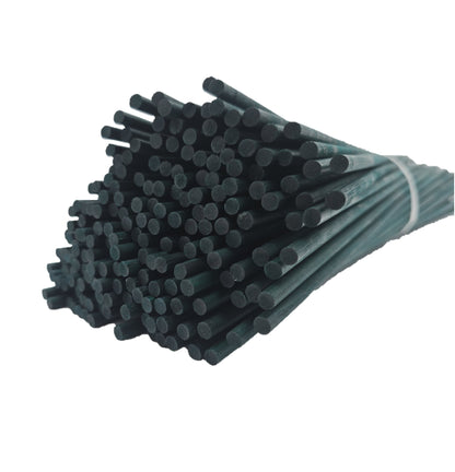 50 Splittstäbe 60 cm Ø 5,5 mm Pflanzstäbe Rankhilfe Pflanzenstab Grün