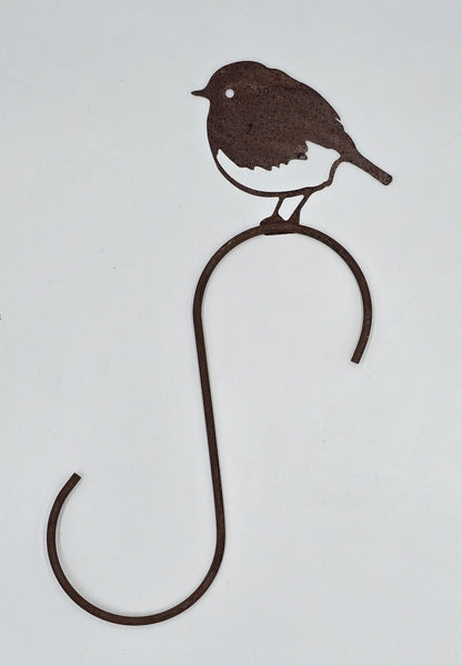 Meisenknödelhalter Metall 10×35 cm robuster Vogel-Futterhalter Rost