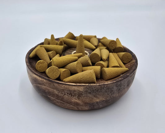 50 x Räucherkegel mit Citronella Duft für Innen Garten Outdoor Yoga Zitronengras