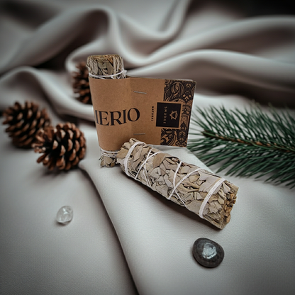 White Sage Incense 10 cm Bundle Smudge Stick Meditation Yoga Indian Sage