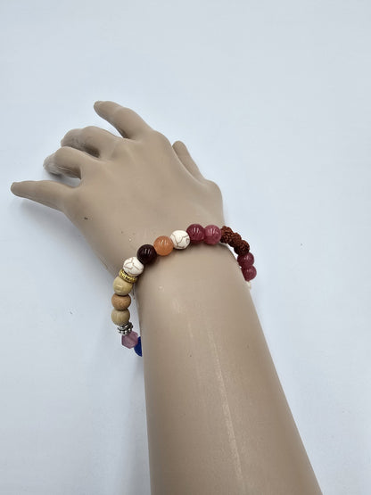 Tri Hiti Karana Bracelet Appreciation 6.5 cm ⌀ Bali Beaded Necklace Flexible