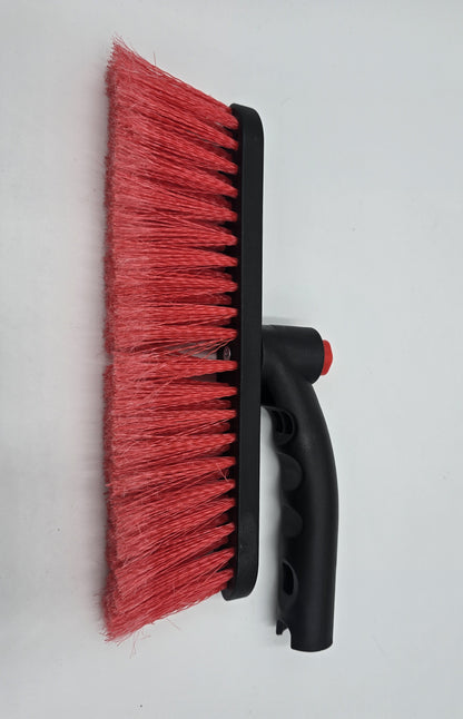 2-in-1 Eiskratzer mit Teleskopstiel – Schneebesen & Schaber, lackschonend 12x80cm