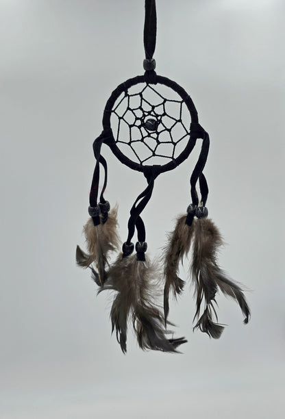 Dreamcatcher Bali 20x6x0.5 cm Dreamcatcher Round red white black small rearview mirror pendant