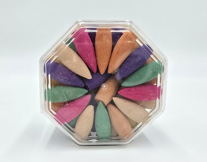 70 x Backflow Incense Cones Mix Aromatic Incense Candles 30 Min Burning Time